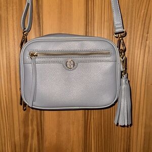 New w/o tags Joy & IMAN Grey crossbody bag purse